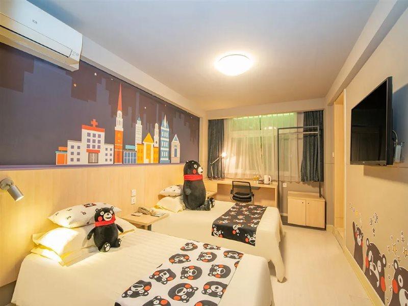 Jinjiang Inn Xi'an Yuxiangmen Railway Station Qingyang Building Bagian luar foto